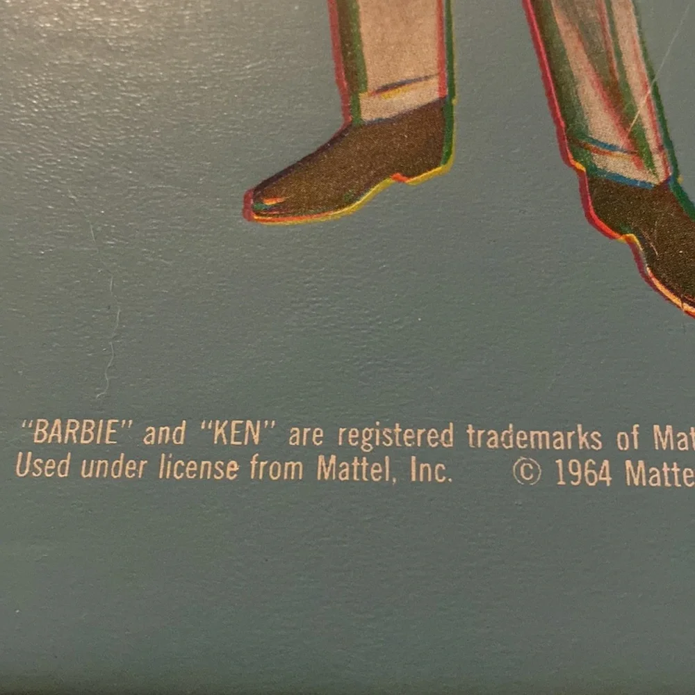 Mattel Inc 1964 Barbie and Ken Doll Travel Case - Picture 7 of 9